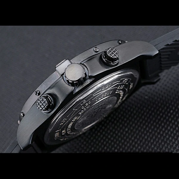 Breitling Avenger Seawolf Ion Plated Steinless Steel Case Black Dial Rubber Bracelet new60136