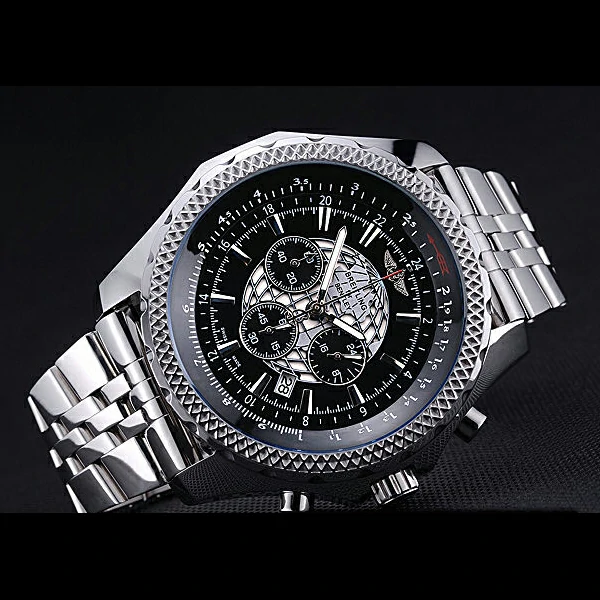 Breitling Bentley B05 Unitime Black Dial Stainless Steel Bracelet new60409