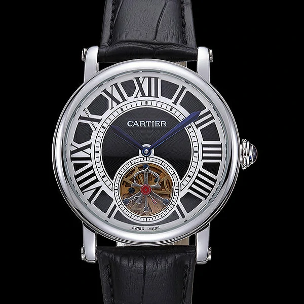 Cartier Rotonde Flying Tourbillon Black Dial new59869