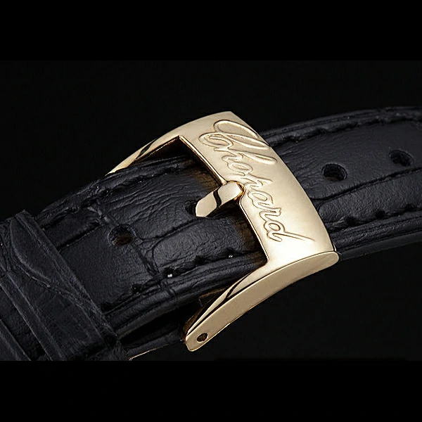 Chopard Classic Black Dial Black Croc Strap new59929
