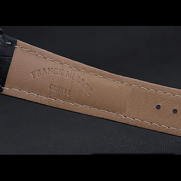 Franck Muller Casablanca White Dial Numbers Black Croco Strap new59315