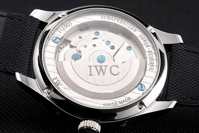 IWC Pilot Tourbillon Black Dial Stainless Steel Case Black Textile Strap new121918