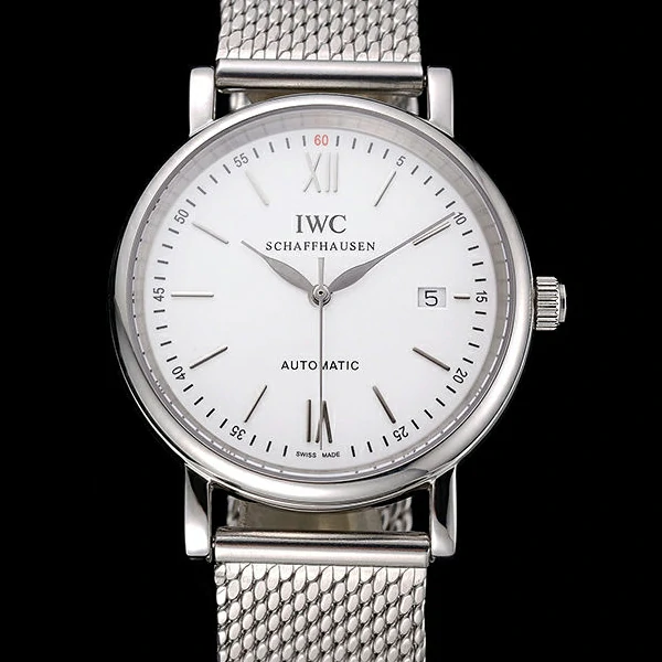 IWC Portofino Stainless Steel Case White Dial Steel Bracelet new60596