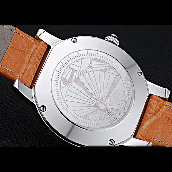 Jaeger LeCoultre Rendez Vous White Dial Orange Leather Strap new59989