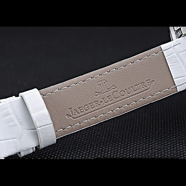 Jaeger LeCoultre Rendez Vous White Dial White Leather Strap new59988