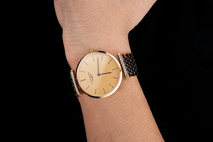 Longines Grande Classique Gold Dial Gold Case Two Tone Bracelet new122768