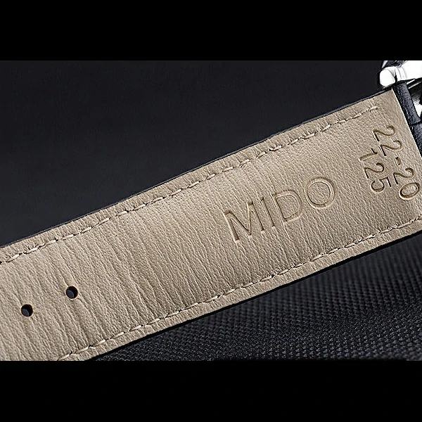 Mido Multifort Cronograph 2 Tone Dial Black Leather Strap new60082