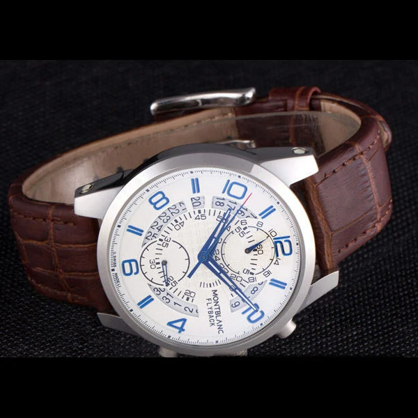 Montblanc Flyback Brown Leather Band new59717