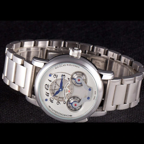 Montblanc Nicolas Rieussec Anniversary Edition Stainless Steel Bracelet new59720