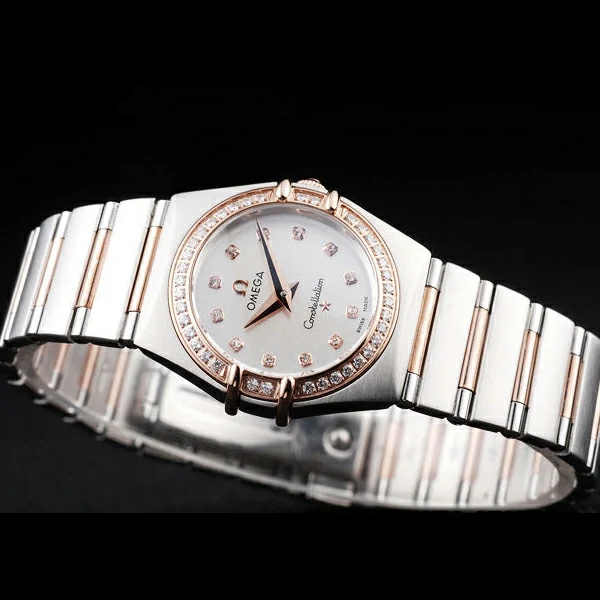 Omega Constellation Jewelry Diamond Case White Dial new58149