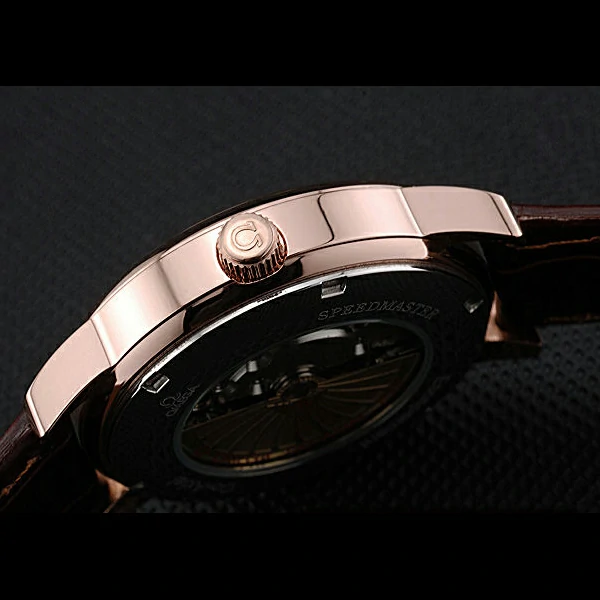 Omega DeVille Prestige Small Seconds White Dial Gold Case Brown Leather Bracelet new60491
