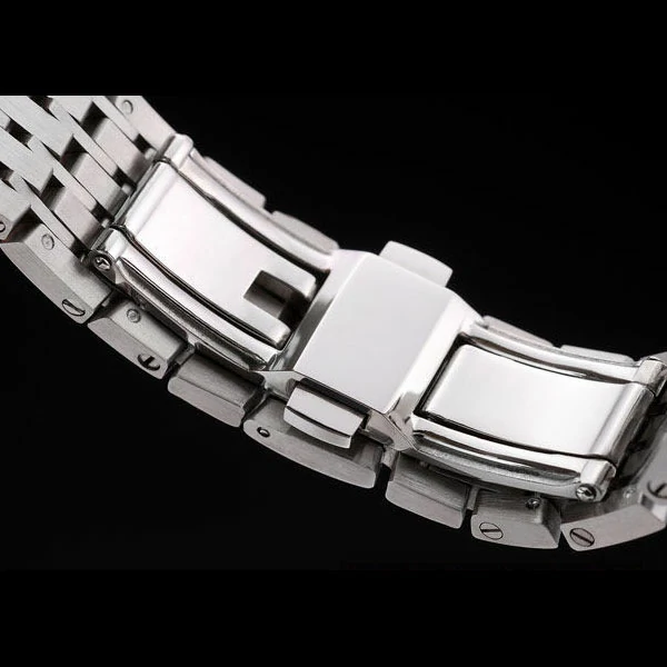 Omega DeVille Stainless Steel Bezel Roman Numbers Black Dial new58978