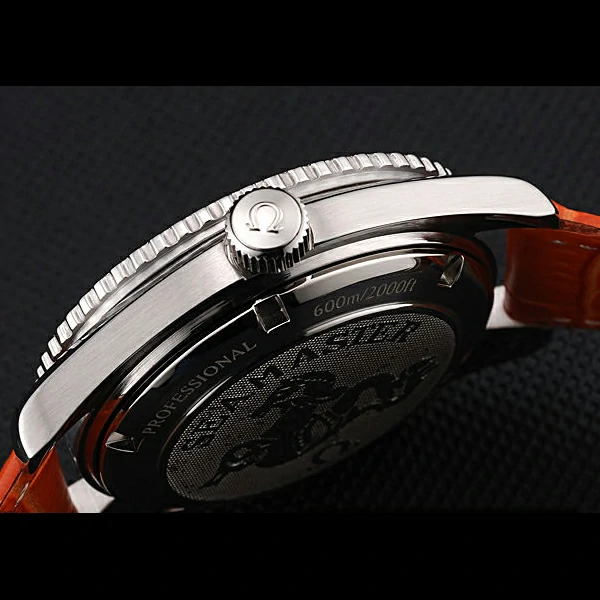 Omega Seamaster Planet Ocean Co axial Orange Case Black Dial new58107