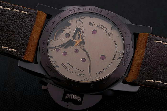 Panerai Luminor 1950 Dark Brown Dial And Case Brown Leather Strap new123414