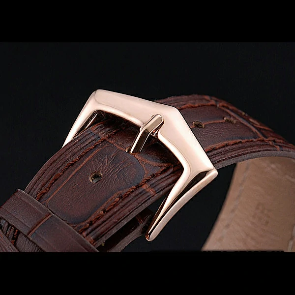 Patek Philippe Grand Complications Gold Case White Dial Arabic Numerals Brown Leather Bracelet new60151