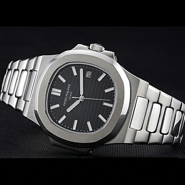 Patek Philippe Nautilus Black Dial Stainless Steel Case new60645