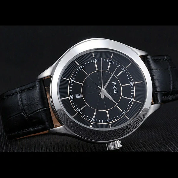 Piaget Gouverneur Stainless Steel Black Dial new59897