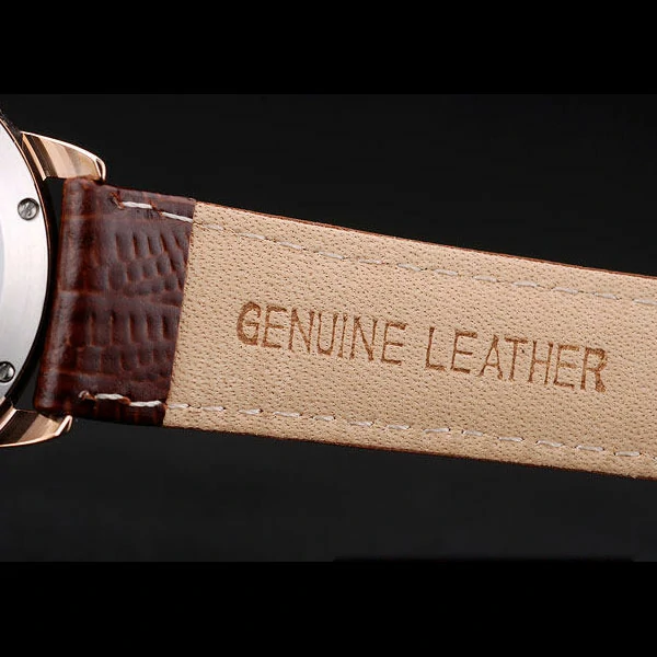 Piaget Traditional Grey Dial Brown Leather Strap new58990