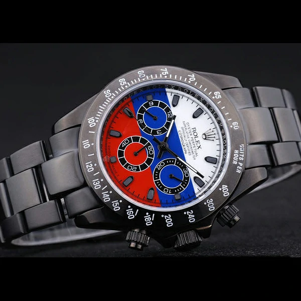Rolex Cosmograph Daytona Black Bracelet Russian Flag Dial new58653