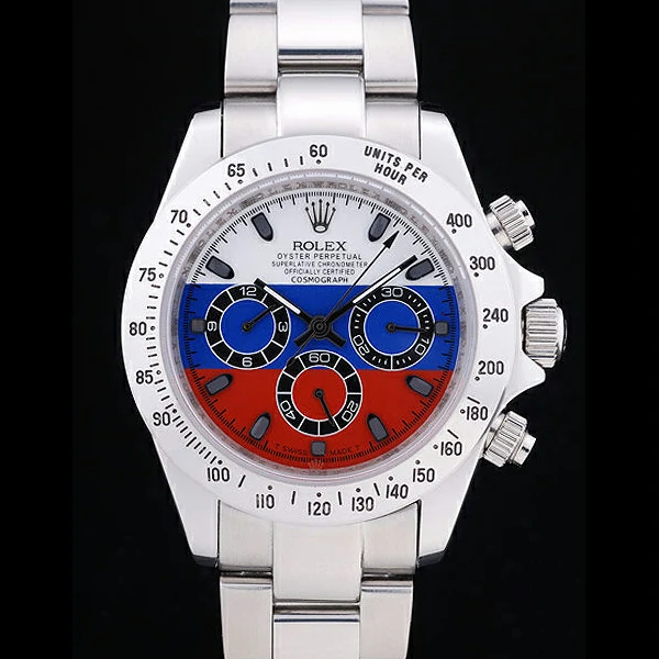 Rolex Cosmograph Daytona Silver Bracelet Russian Flag Dial new58654