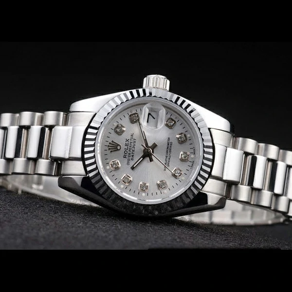 Rolex Datejust Polished Stainless Steel Silver Dial new58024