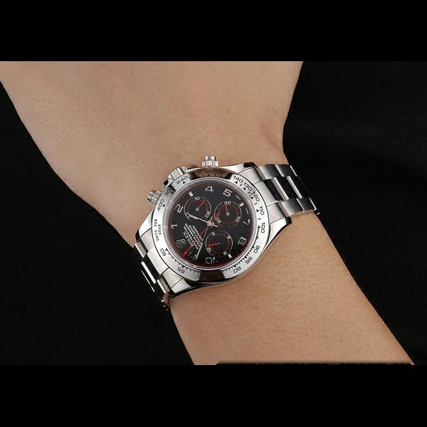 Rolex Daytona Stainless Steel Bracelet Black Dial new59242