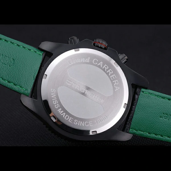 Tag Heuer Carrera Black Stainless Steel Case White Dial new58756